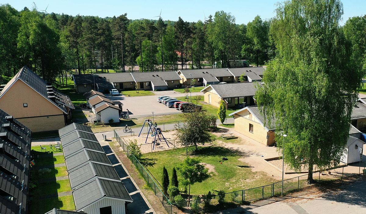 Hestra Jutabäcken Östan- och Västangatan